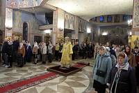 Архиерейское богослужение в Троицком храме Реутова 